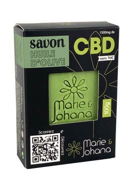 Savon Olive - 1500 mg de CBD