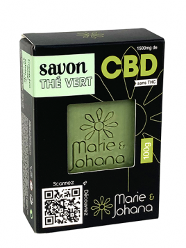 Savon Thé vert - 1500 mg de CBD
